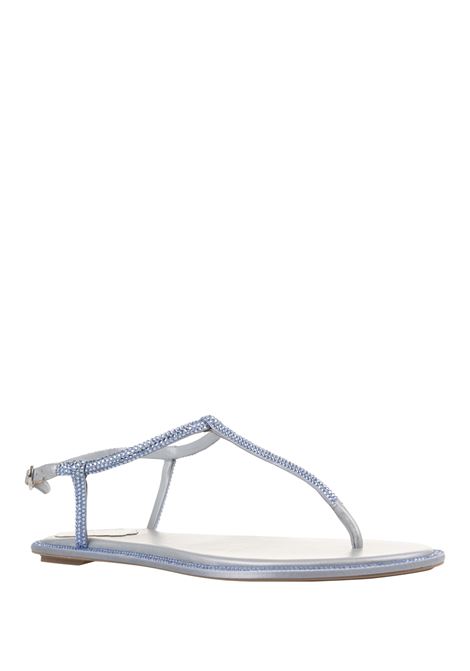 Light Blue Diana Low Jewel Sandals RENE' CAOVILLA | C11574-010-R001W133